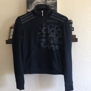 Adidas woman sweatshirt Half Zip size S